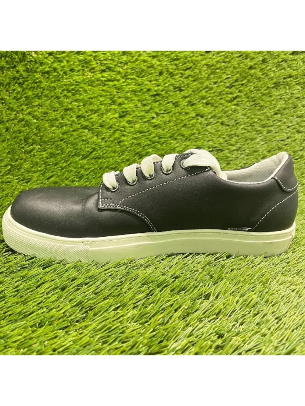 Mellow Walk Jessica Womens Size 8 Black Leather Steel Toe Safety Work Shoes